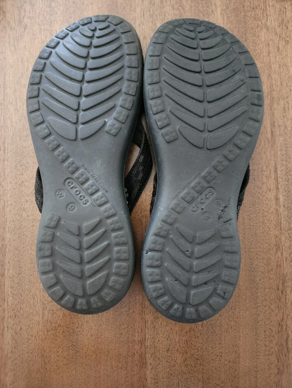 Crocs Sequins Flip Flop Sandals
